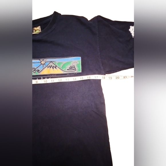 Vintage Hyla Navy Blue Short Sleeves Cotton t-shirt Size Medium. - Picture 5 of 7